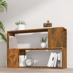 Biblioteca, stejar fumuriu, 100x24x63 cm, lemn prelucrat GartenMobel Dekor