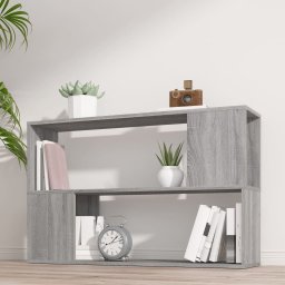 Biblioteca, gri sonoma, 100x24x63 cm, lemn prelucrat GartenMobel Dekor