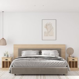 Noptiere, 2 buc., stejar sonoma, 43x36x50 cm GartenMobel Dekor