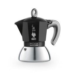 Bialetti Moka Induction Clatter, 2 portii, Negru
