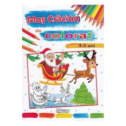 Mos Craciun de colorat