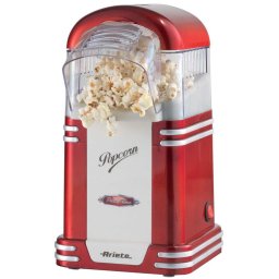 Aparat popcorn 2954, 1100 W, 60 gr, design retro, Rosu