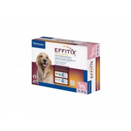 Pipete Antiparazitare Pentru Caini, Effitix Dog L (20-40 kg), 4 pipete