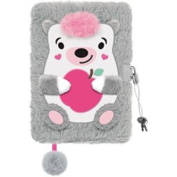 Jurnal cu Lacat, Plusat, St.Majewski, My Little Friend Sweet Hedgehog A5, 96 foi Dictando