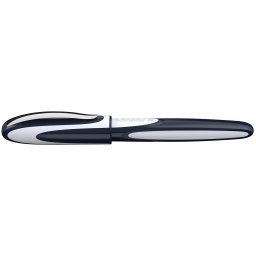Stilou SCHNEIDER Ray (tip M - medium) - corp alb/bleumarin