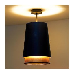 Lustră aplicată BELL Duolla SHINY 1xE27/15W/230V d. 25 cm albastru/cupru