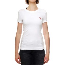 GUESS T-Shirt Ss Cn Mini Triangle W2YI44J1314 g011 pure white