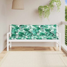 Perne banca de gradina 2 buc., model frunze, 180x50x7cm, textil GartenMobel Dekor