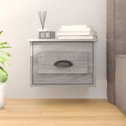 Noptiera de perete, gri sonoma, 41,5x36x28 cm GartenMobel Dekor