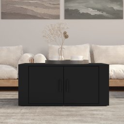Masuta de cafea, negru, 80x50x36 cm, lemn compozit GartenMobel Dekor