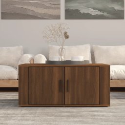 Masuta de cafea, stejar maro, 80x50x36 cm, lemn compozit GartenMobel Dekor