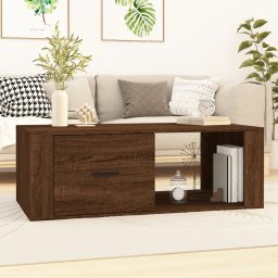 Masuta de cafea, stejar maro, 100x50,5x35 cm, lemn compozit GartenMobel Dekor