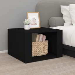 Noptiera, negru, 57x55x36 cm, lemn compozit GartenMobel Dekor