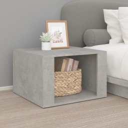 Noptiera, gri beton, 57x55x36 cm, lemn compozit GartenMobel Dekor