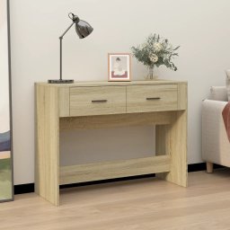 Masuta consola, stejar sonoma, 100x39x75 cm, lemn prelucrat GartenMobel Dekor