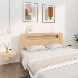 Noptiere de perete, 2 buc., stejar sonoma, 50x36x25 cm GartenMobel Dekor