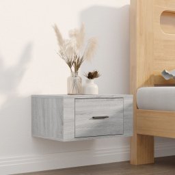 Noptiera de perete, gri sonoma, 50x36x25 cm GartenMobel Dekor