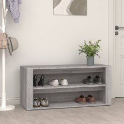 Pantofar, gri sonoma, 100x35x45 cm, lemn prelucrat GartenMobel Dekor