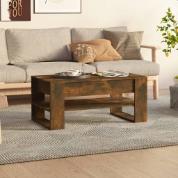 Masuta de cafea, stejar fumuriu, 102x55x45 cm, lemn prelucrat GartenMobel Dekor