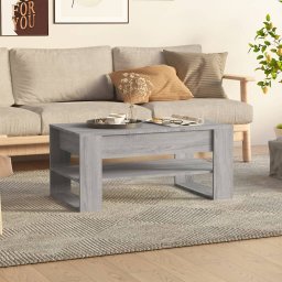 Masuta de cafea, gri sonoma, 102x55x45 cm, lemn prelucrat GartenMobel Dekor