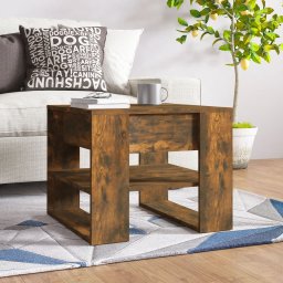 Masuta de cafea, stejar fumuriu, 55,5x55x45 cm, lemn prelucrat GartenMobel Dekor
