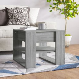 Masuta de cafea, gri sonoma, 55,5x55x45 cm, lemn prelucrat GartenMobel Dekor