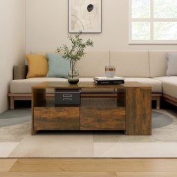 Masuta de cafea, stejar fumuriu, 102x55x42 cm, lemn prelucrat GartenMobel Dekor