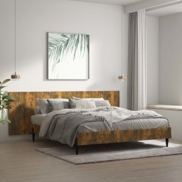 Tablie pat de perete, stejar afumat 240x1,5x80 cm lemn compozit GartenMobel Dekor