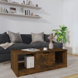 Masuta de cafea, stejar fumuriu, 102x50x36 cm, lemn prelucrat GartenMobel Dekor