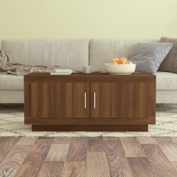 Masuta de cafea, stejar maro, 102x50x45 cm, lemn compozit GartenMobel Dekor