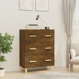 Servanta, stejar fumuriu, 70x34x90 cm, lemn prelucrat GartenMobel Dekor