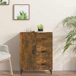 Servanta, stejar fumuriu, 69,5x34x90 cm, lemn compozit GartenMobel Dekor