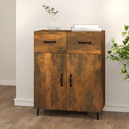 Servanta, stejar fumuriu, 69,5x34x90 cm, lemn compozit GartenMobel Dekor