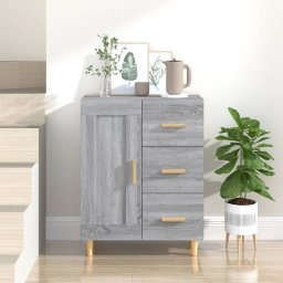 Servanta, gri sonoma, 69,5x34x90 cm, lemn compozit GartenMobel Dekor