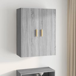 Dulap de perete suspendat, gri sonoma, 69,5x34x90 cm GartenMobel Dekor