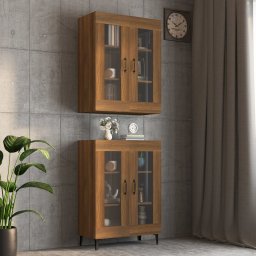Dulap de perete suspendat, stejar maro, 69,5x34x90 cm GartenMobel Dekor