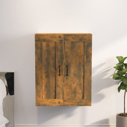Dulap de perete suspendat, stejar fumuriu, 69,5x32,5x90 cm GartenMobel Dekor