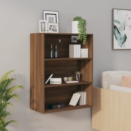 Dulap de perete suspendat, stejar maro, 69,5x32,5x90 cm GartenMobel Dekor