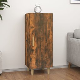 Servanta, stejar fumuriu, 34,5x34x90 cm, lemn compozit GartenMobel Dekor