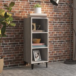 Servanta, gri sonoma, 34,5x32,5x90 cm, lemn compozit GartenMobel Dekor