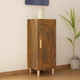 Servanta, stejar fumuriu, 34,5x34x90 cm, lemn compozit GartenMobel Dekor