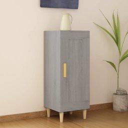 Servanta, gri sonoma, 34,5x34x90 cm, lemn compozit GartenMobel Dekor