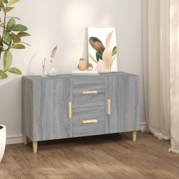 Servanta, gri sonoma, 100x36x60 cm, lemn compozit GartenMobel Dekor