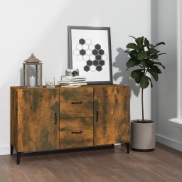 Servanta, stejar fumuriu, 100x36x60 cm, lemn compozit GartenMobel Dekor