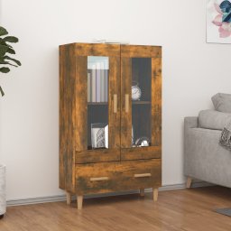 Dulap înalt, stejar fumuriu, 70x31x115 cm, lemn compozit GartenMobel Dekor