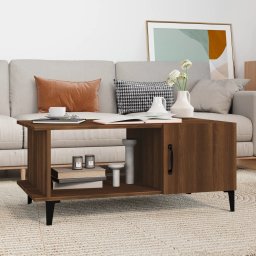 Masuta de cafea, stejar maro, 90x50x40 cm, lemn prelucrat GartenMobel Dekor