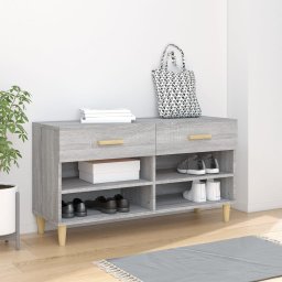 Pantofar, gri sonoma, 102x35x55 cm, lemn compozit GartenMobel Dekor