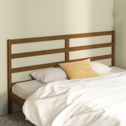 Tablie de pat, maro miere, 206x4x100 cm, lemn masiv de pin GartenMobel Dekor