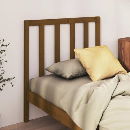Tablie de pat, maro miere, 96x4x100 cm, lemn masiv de pin GartenMobel Dekor