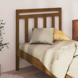 Tablie de pat, maro miere, 106x4x100 cm, lemn masiv de pin GartenMobel Dekor